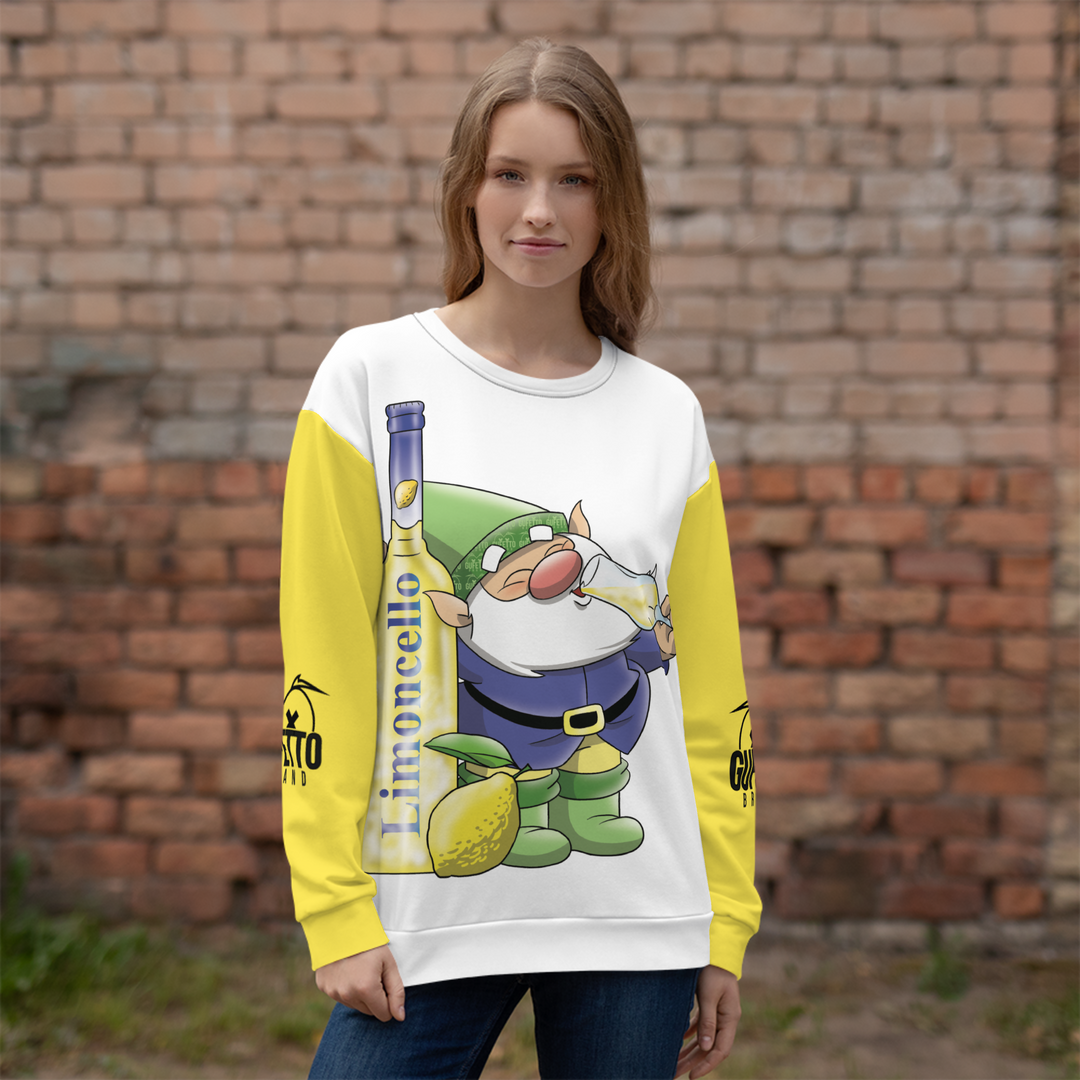 Felpa unisex Uomo/Donna LIMONCELLOLO - Gufetto Brand 