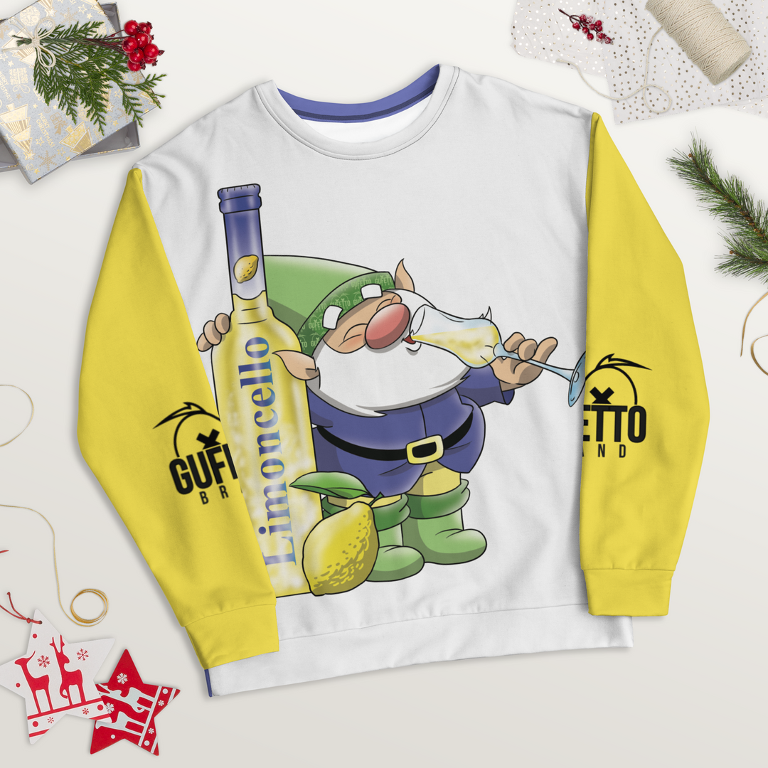 Felpa unisex Uomo/Donna LIMONCELLOLO - Gufetto Brand 
