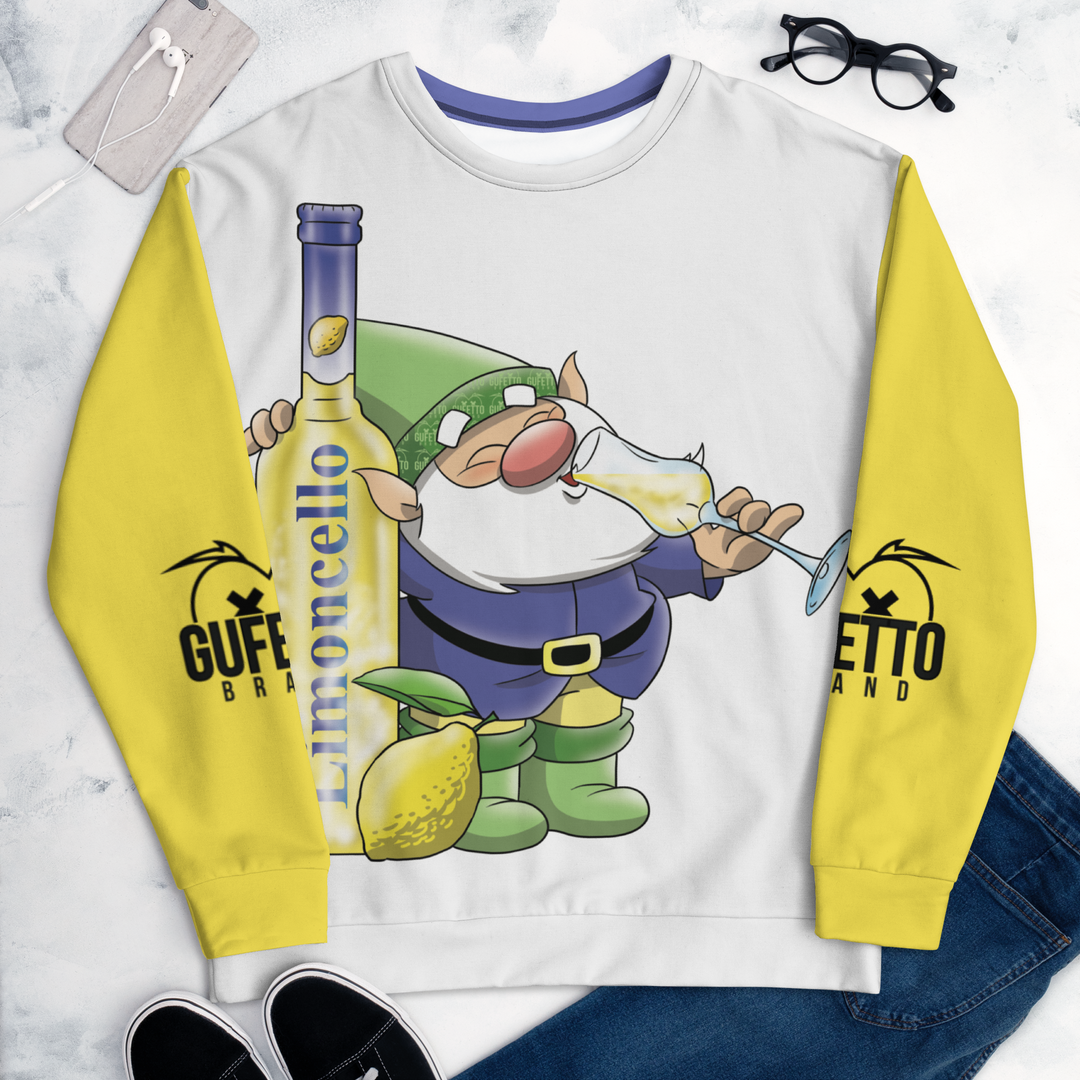 Felpa unisex Uomo/Donna LIMONCELLOLO - Gufetto Brand 