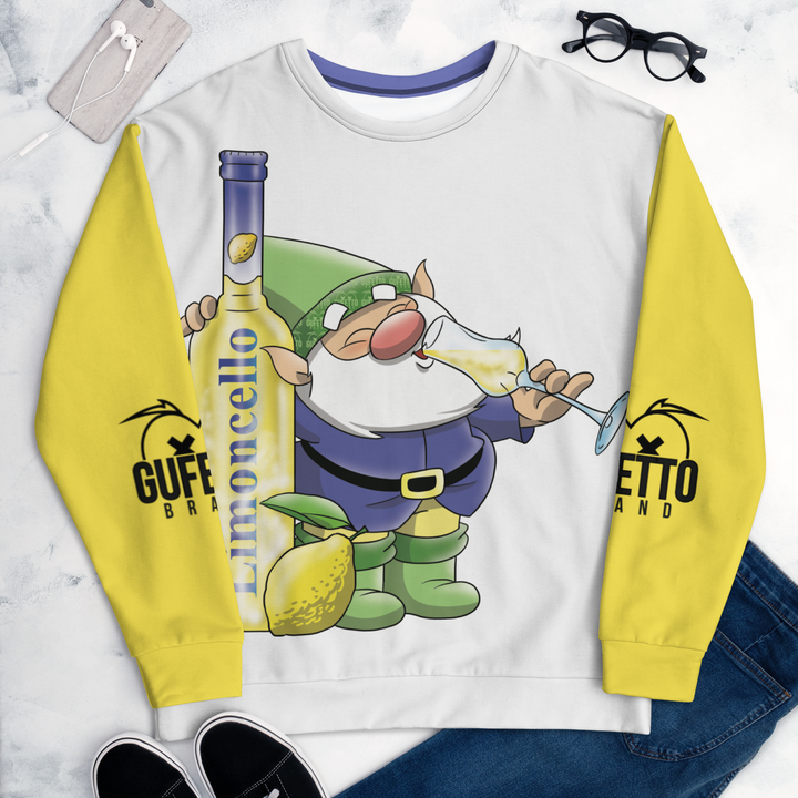 Felpa unisex Uomo/Donna LIMONCELLOLO - Gufetto Brand 