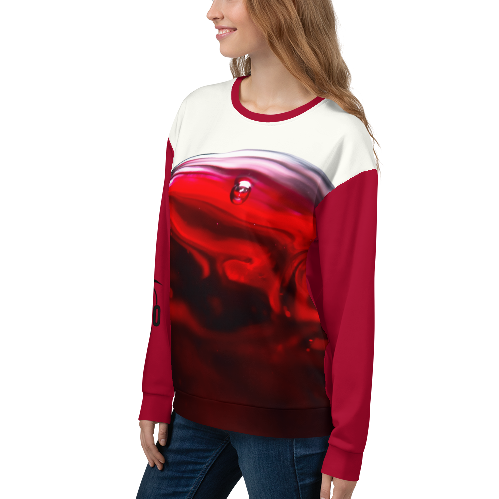Felpa unisex Uomo/Donna WINE - Gufetto Brand 