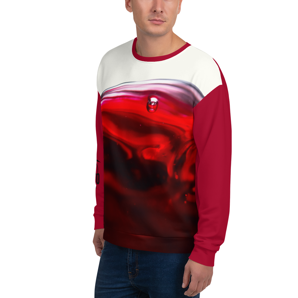 Felpa unisex Uomo/Donna WINE - Gufetto Brand 