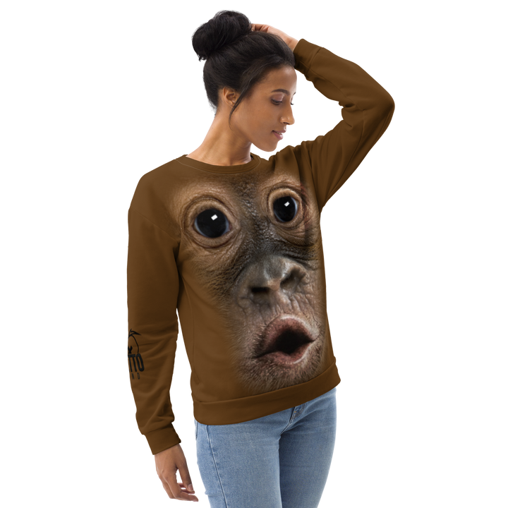 Felpa unisex Uomo/Donna Gorilla - Gufetto Brand 