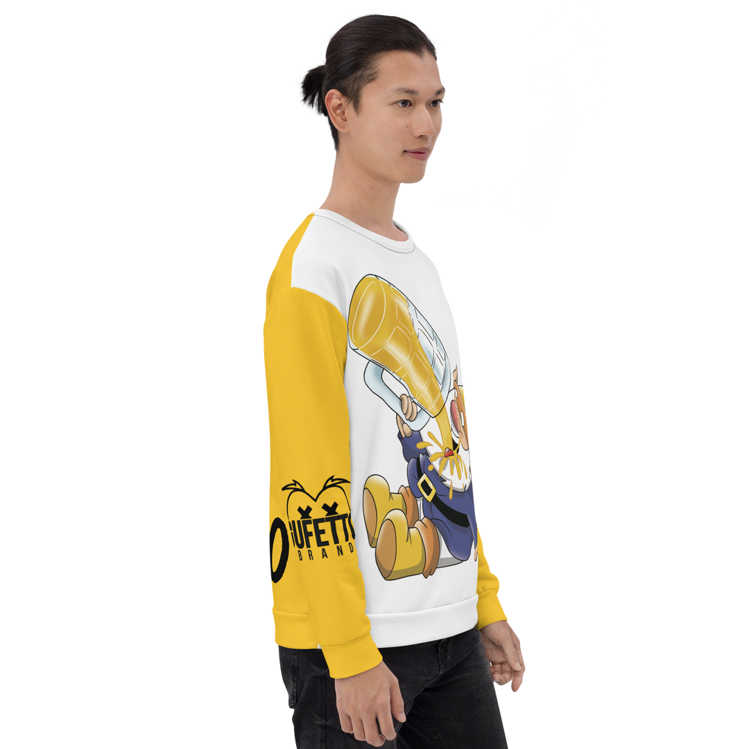 Felpa unisex Uomo/Donna BIRROLO TWO - Gufetto Brand 