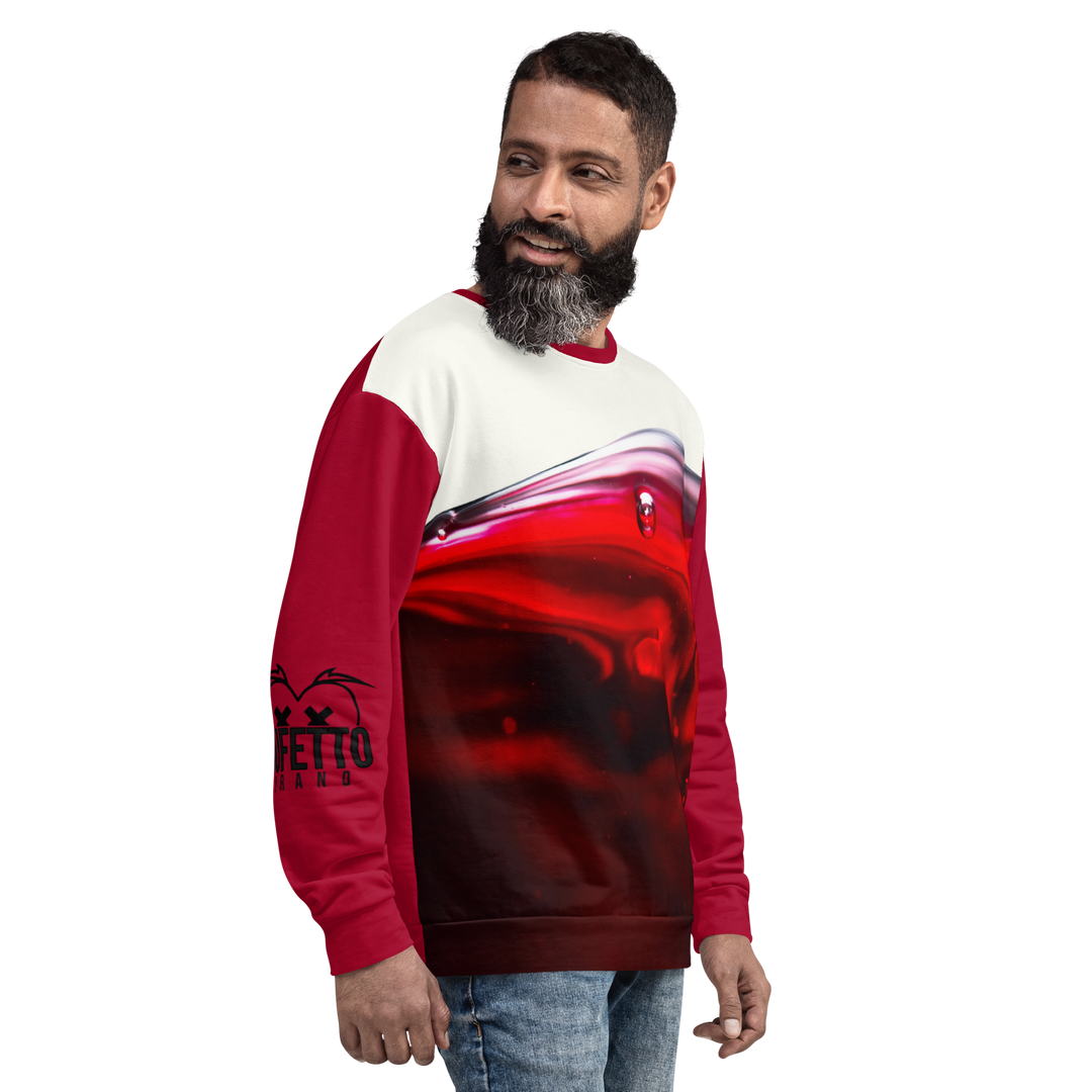 Felpa unisex Uomo/Donna WINE - Gufetto Brand 