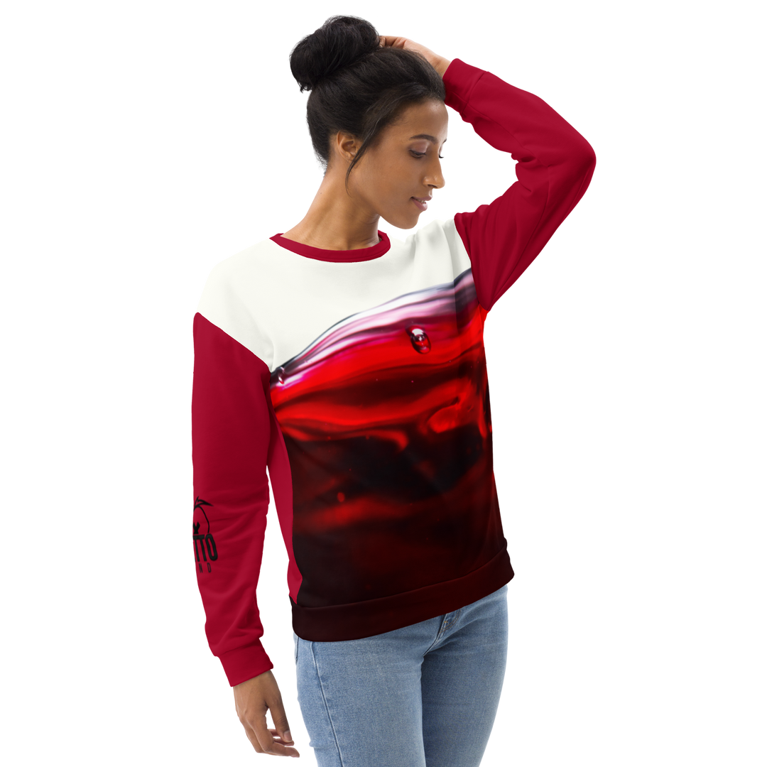 Felpa unisex Uomo/Donna WINE - Gufetto Brand 