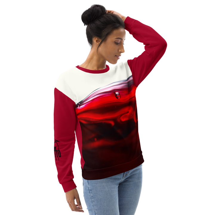 Felpa unisex Uomo/Donna WINE - Gufetto Brand 