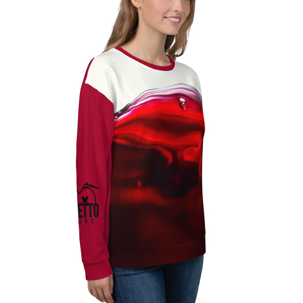 Felpa unisex Uomo/Donna WINE - Gufetto Brand 