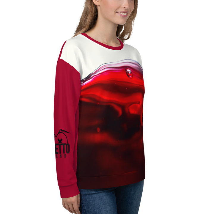Felpa unisex Uomo/Donna WINE - Gufetto Brand 