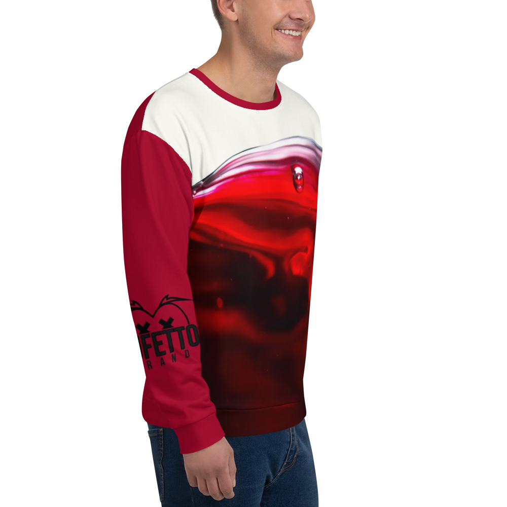Felpa unisex Uomo/Donna WINE - Gufetto Brand 