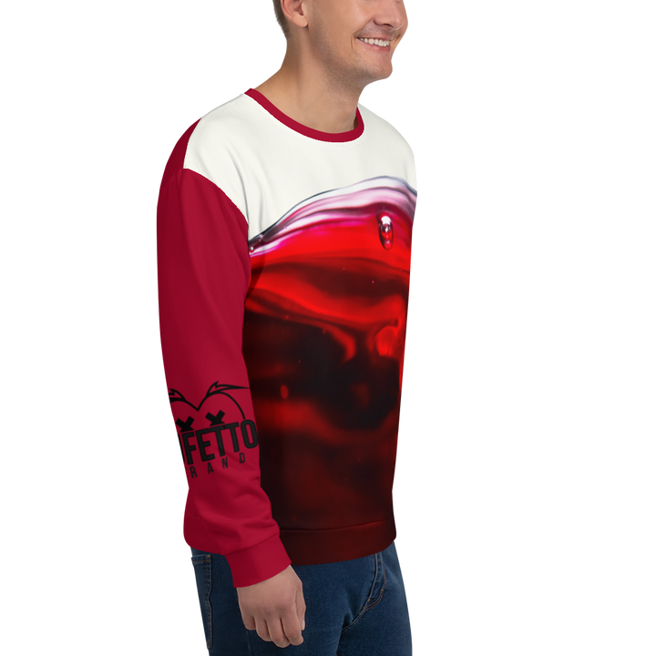 Felpa unisex Uomo/Donna WINE - Gufetto Brand 