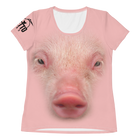 Maglietta sportiva donna PIG - Gufetto Brand 