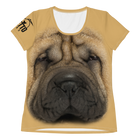 Maglietta sportiva donna Sharpei - Gufetto Brand 