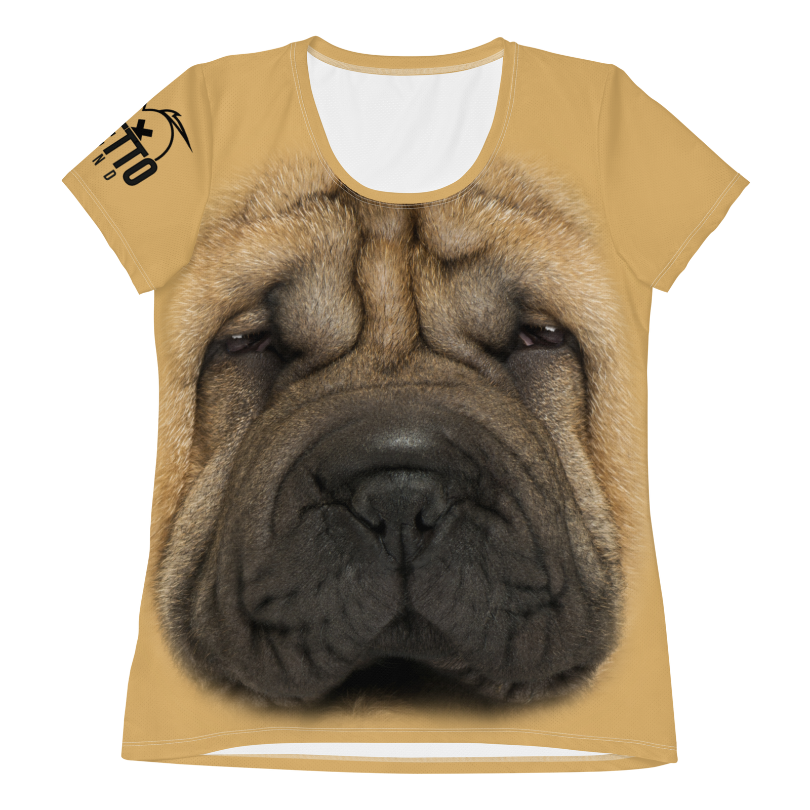 Maglietta sportiva donna Sharpei - Gufetto Brand 