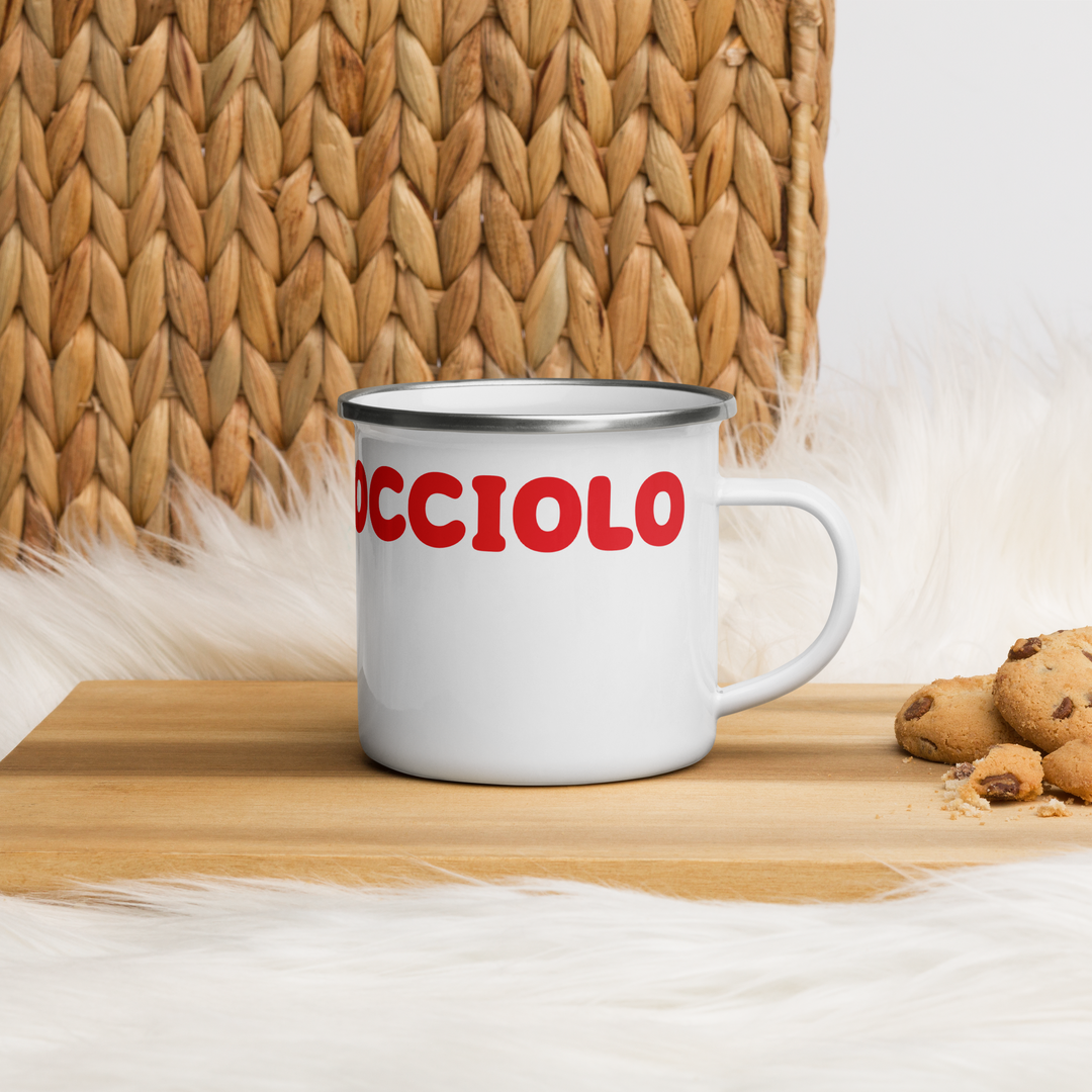 Tazza smaltata GOCCIOLO - Gufetto Brand 