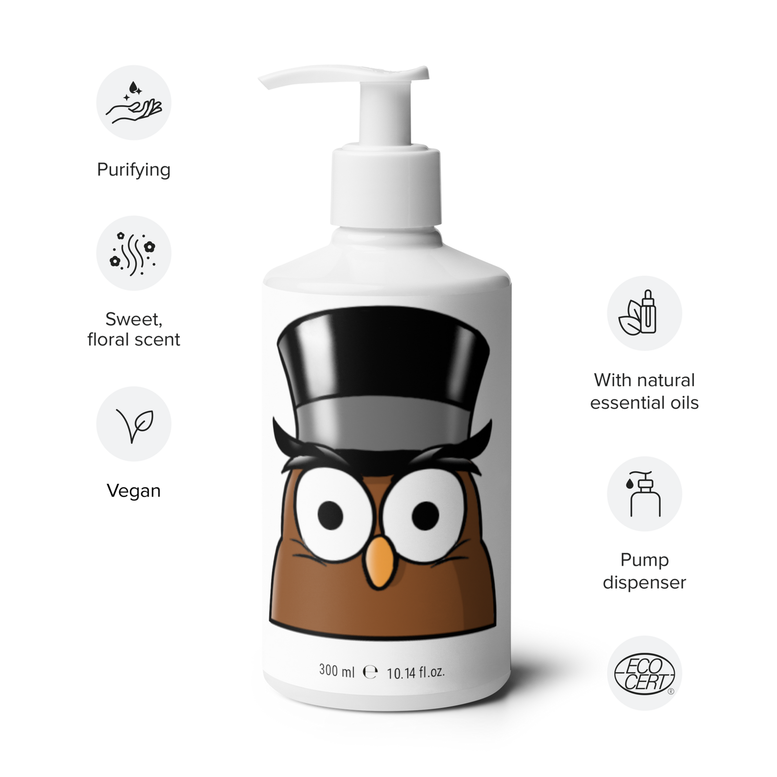 Detergente floreale per mani e corpo GUFETTO STRONZETTO - Gufetto Brand 