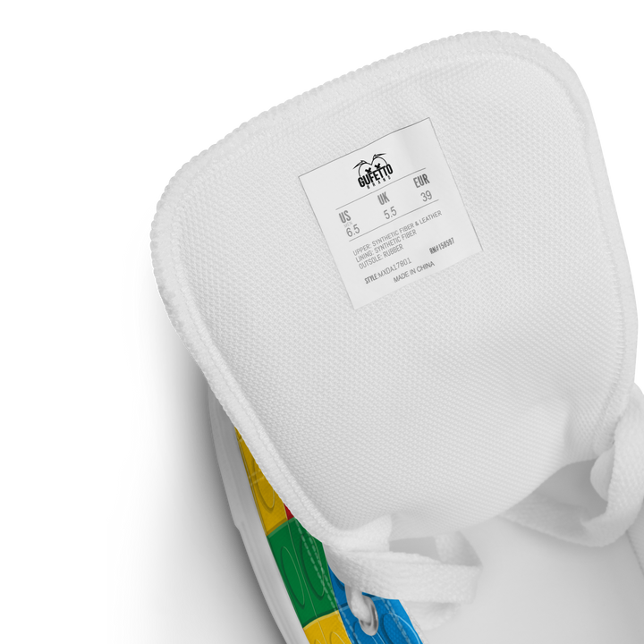 Sneakers alte in tela da uomo LEGO EDITION - Gufetto Brand 