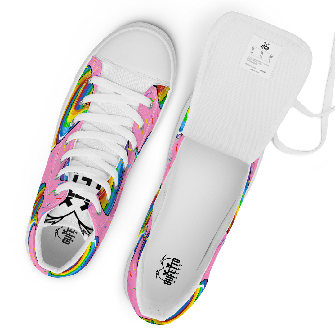 Sneakers alte in tela da uomo CACCHINA UNICORN - Gufetto Brand 