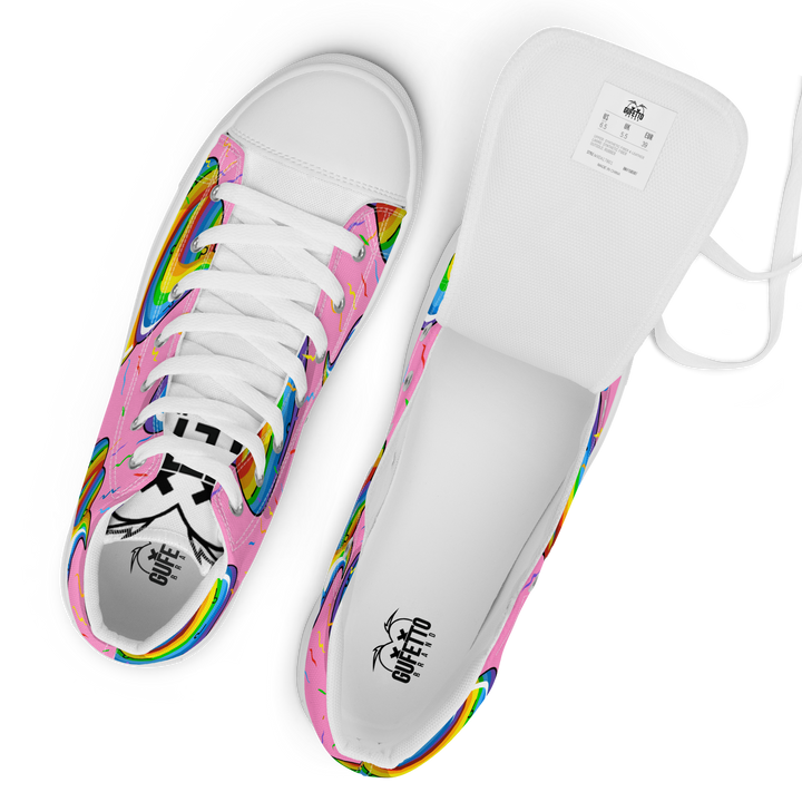 Sneakers alte in tela da uomo CACCHINA UNICORN - Gufetto Brand 