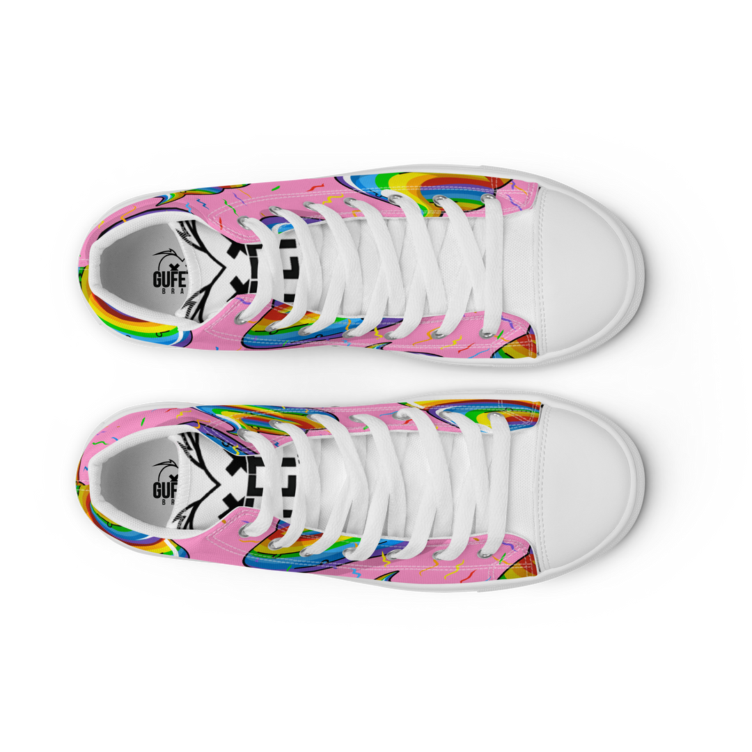 Sneakers alte in tela da uomo CACCHINA UNICORN - Gufetto Brand 