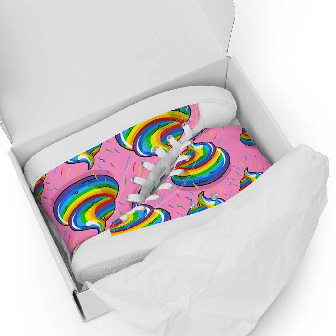 Sneakers alte in tela da uomo CACCHINA UNICORN - Gufetto Brand 