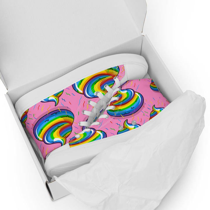 Sneakers alte in tela da uomo CACCHINA UNICORN - Gufetto Brand 