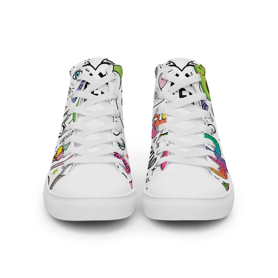 Sneakers alte in tela da uomo UNICORN EDITION - Gufetto Brand 