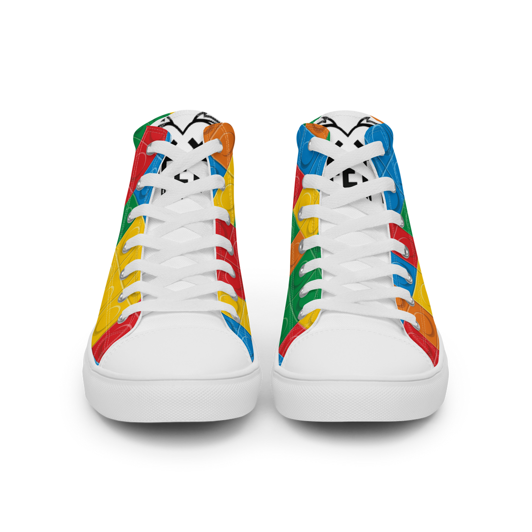 Sneakers alte in tela da uomo LEGO EDITION - Gufetto Brand 