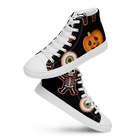 Sneakers alte in tela da uomo HALLOWEEN BLACK EDITION - Gufetto Brand 