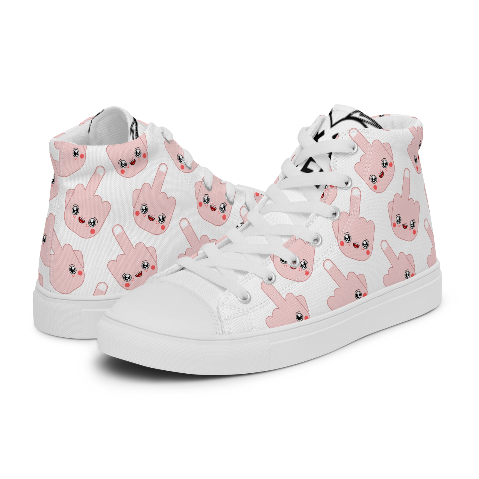 Sneakers alte in tela da uomo F*CK - Gufetto Brand 