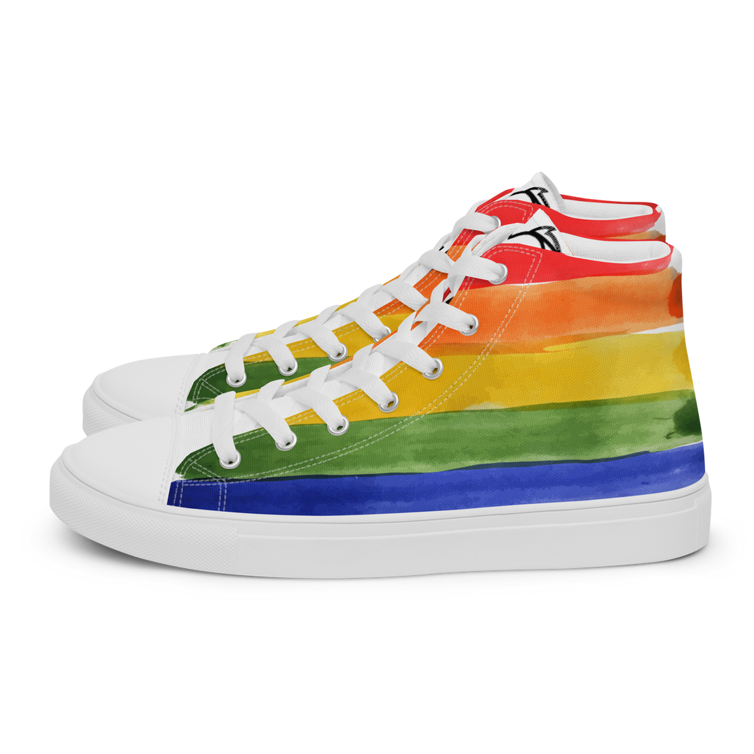 Sneakers alte in tela da uomo PRIDE EDITION - Gufetto Brand 
