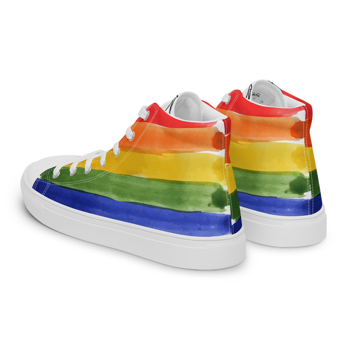 Sneakers alte in tela da uomo PRIDE EDITION - Gufetto Brand 