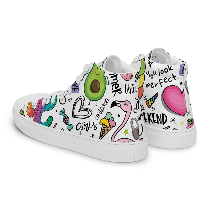 Sneakers alte in tela da uomo UNICORN EDITION - Gufetto Brand 