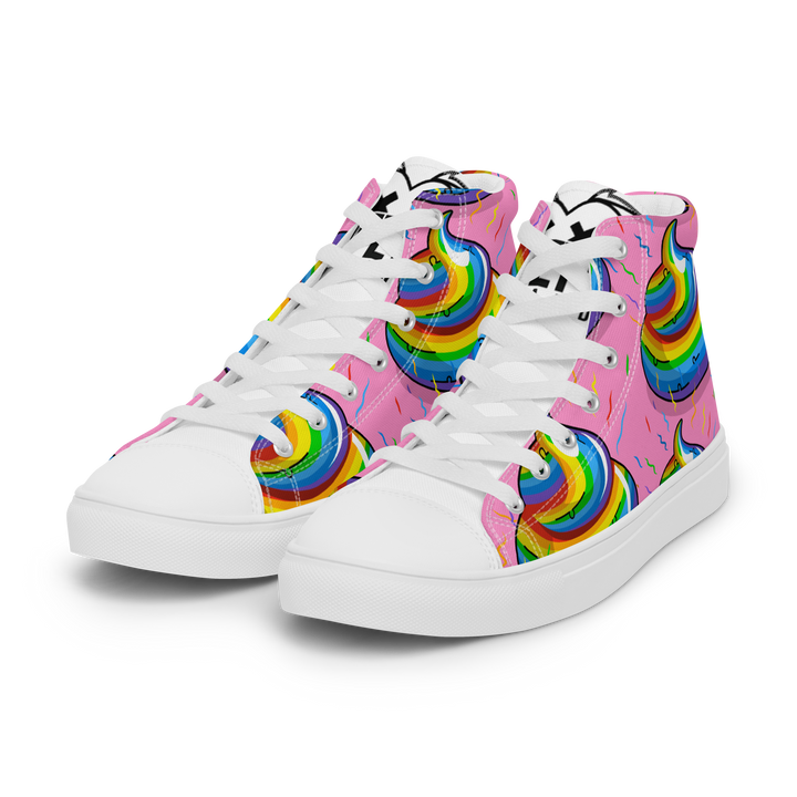 Sneakers alte in tela da uomo CACCHINA UNICORN - Gufetto Brand 