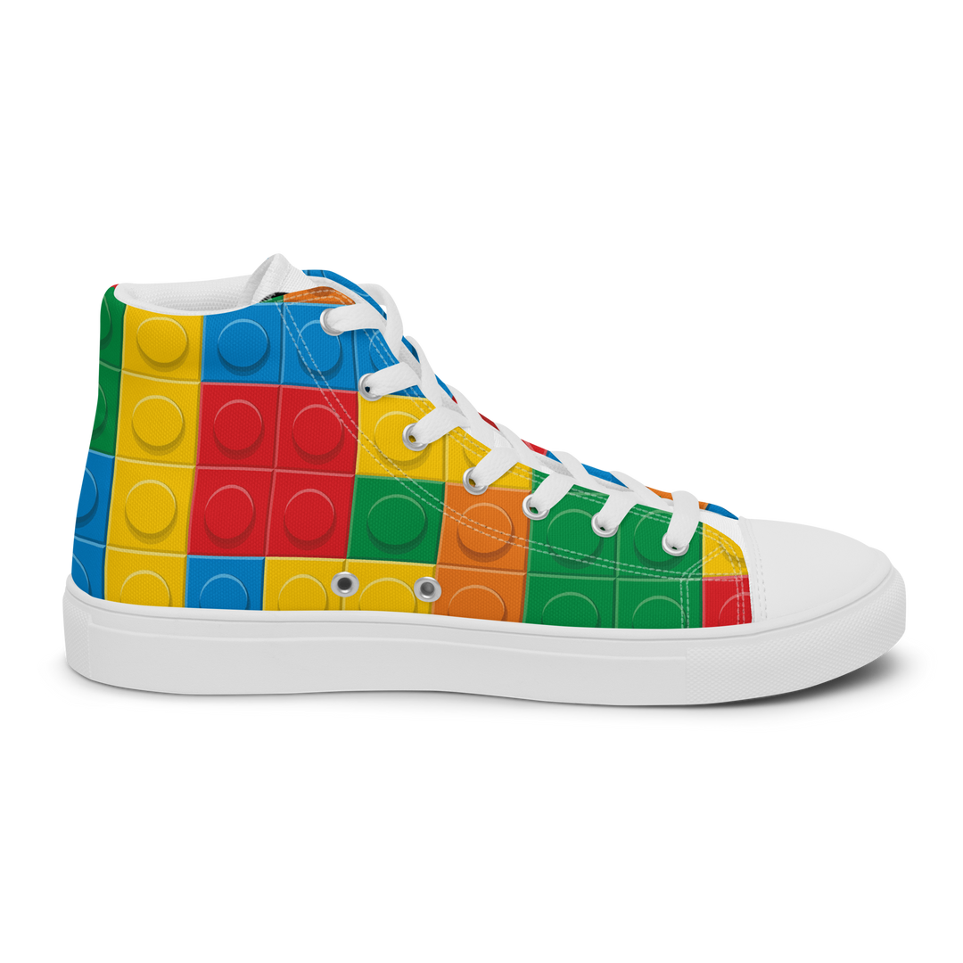 Sneakers alte in tela da uomo LEGO EDITION - Gufetto Brand 