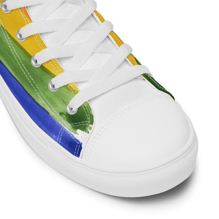 Sneakers alte in tela da uomo PRIDE EDITION - Gufetto Brand 