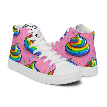 Sneakers alte in tela da uomo CACCHINA UNICORN
