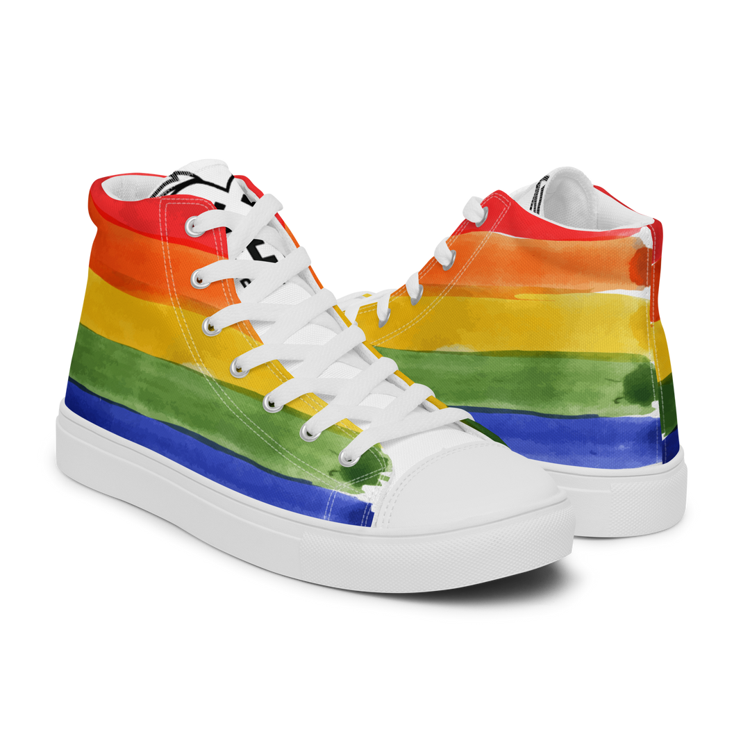 Sneakers alte in tela da uomo PRIDE EDITION - Gufetto Brand 