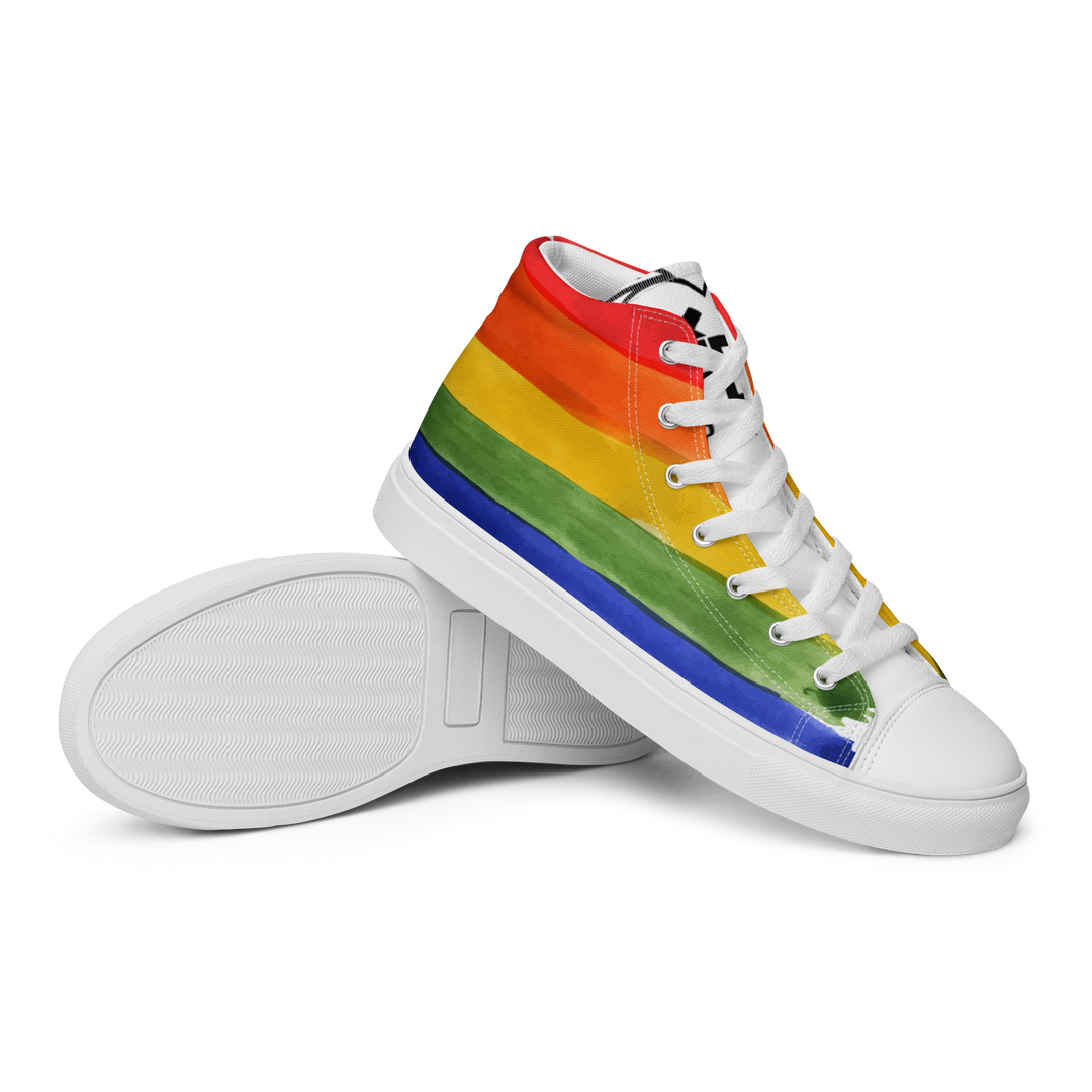 Sneakers alte in tela da uomo PRIDE EDITION - Gufetto Brand 