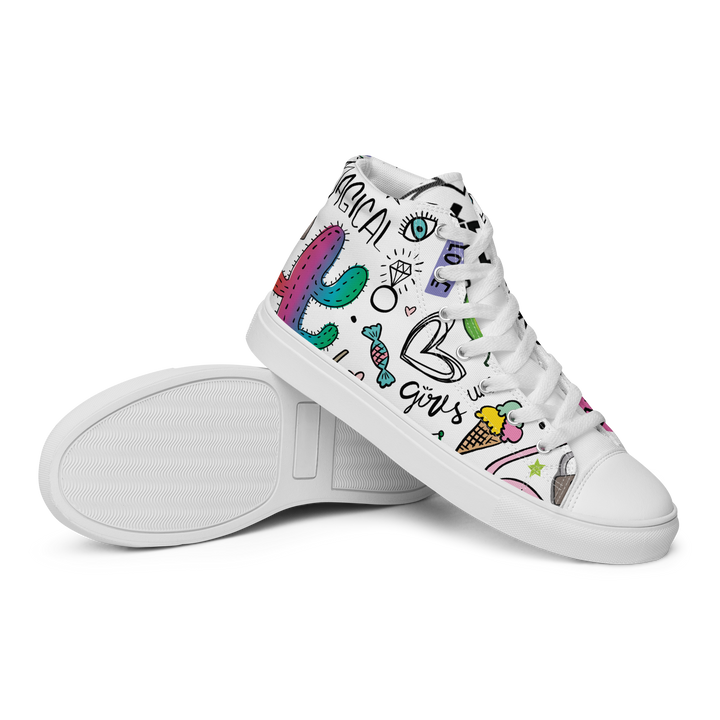 Sneakers alte in tela da uomo UNICORN EDITION - Gufetto Brand 