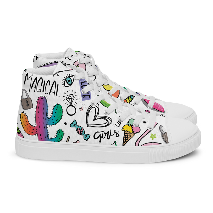 Sneakers alte in tela da uomo UNICORN EDITION - Gufetto Brand 