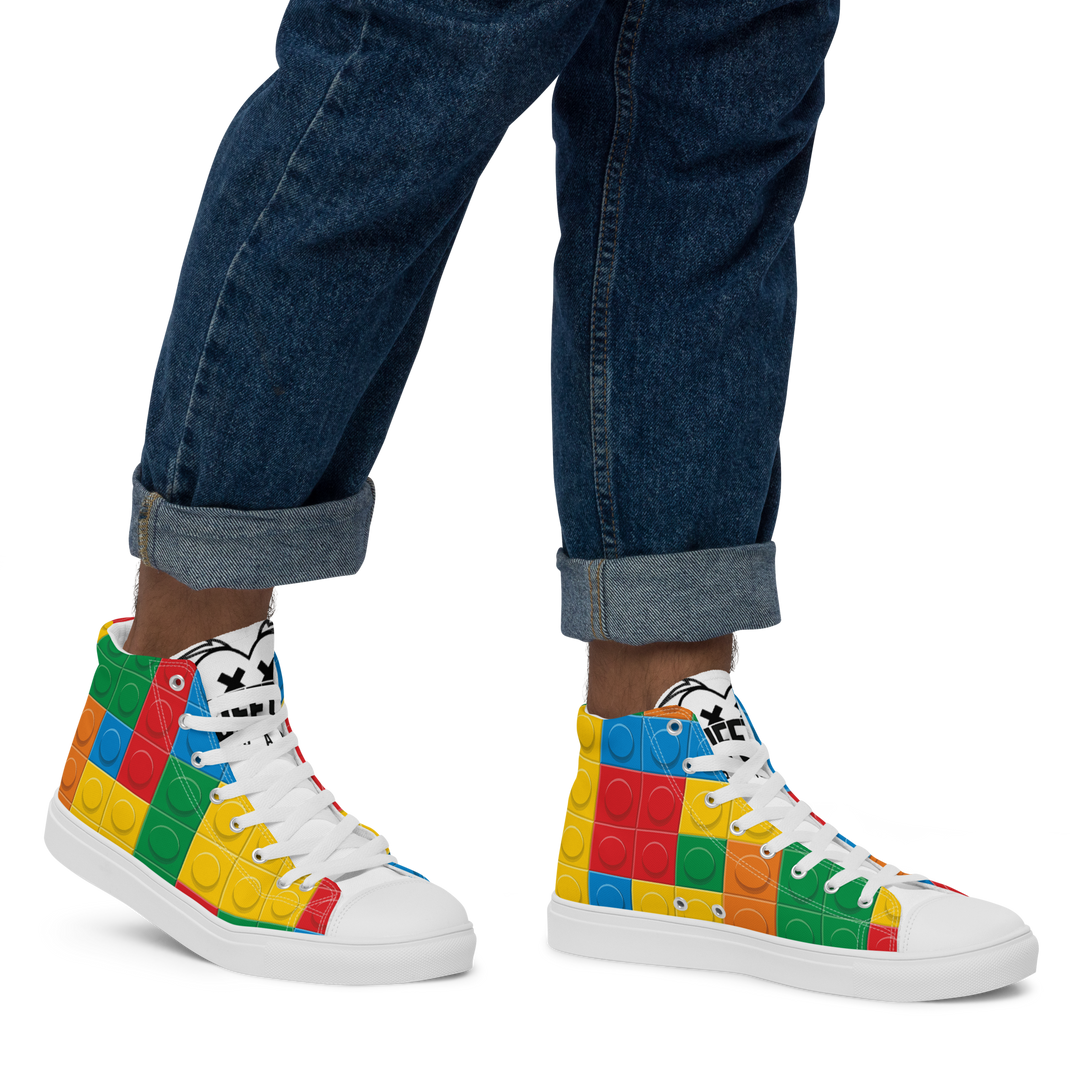 Sneakers alte in tela da uomo LEGO EDITION - Gufetto Brand 