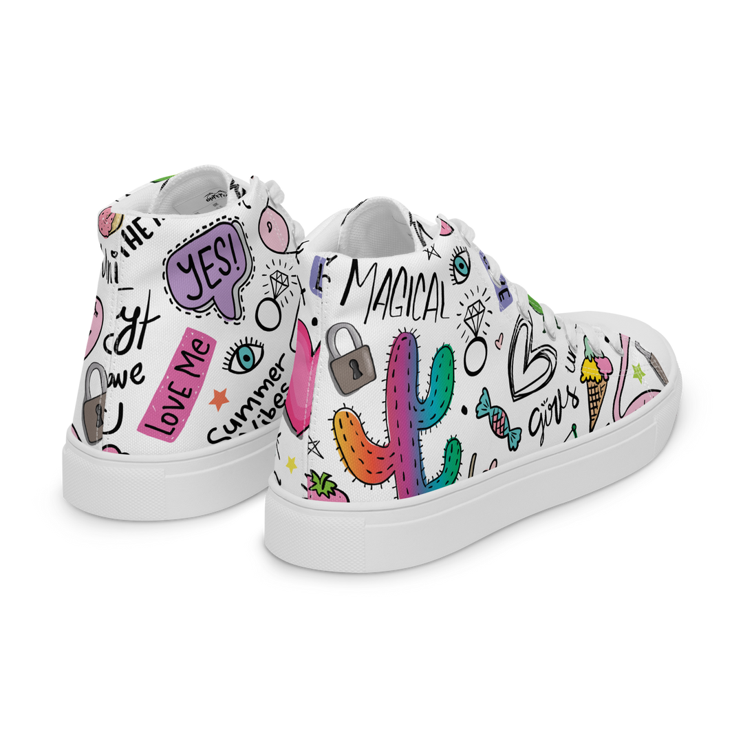 Sneakers alte in tela da uomo UNICORN EDITION - Gufetto Brand 