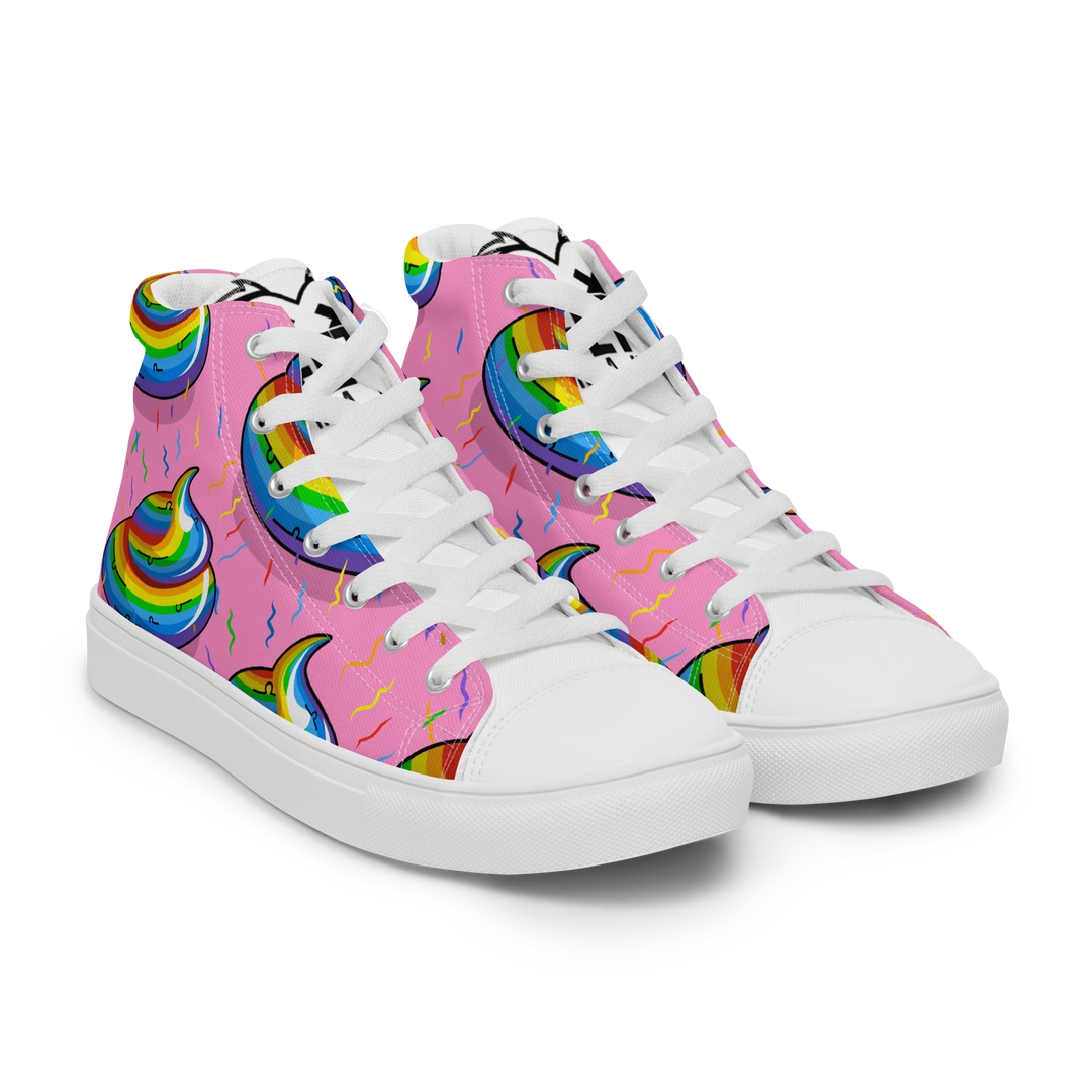 Sneakers alte in tela da uomo CACCHINA UNICORN - Gufetto Brand 