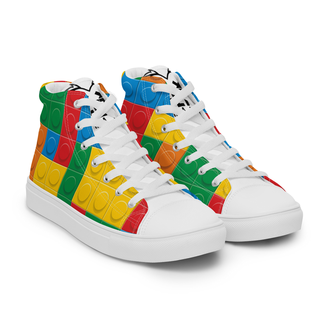 Sneakers alte in tela da uomo LEGO EDITION - Gufetto Brand 