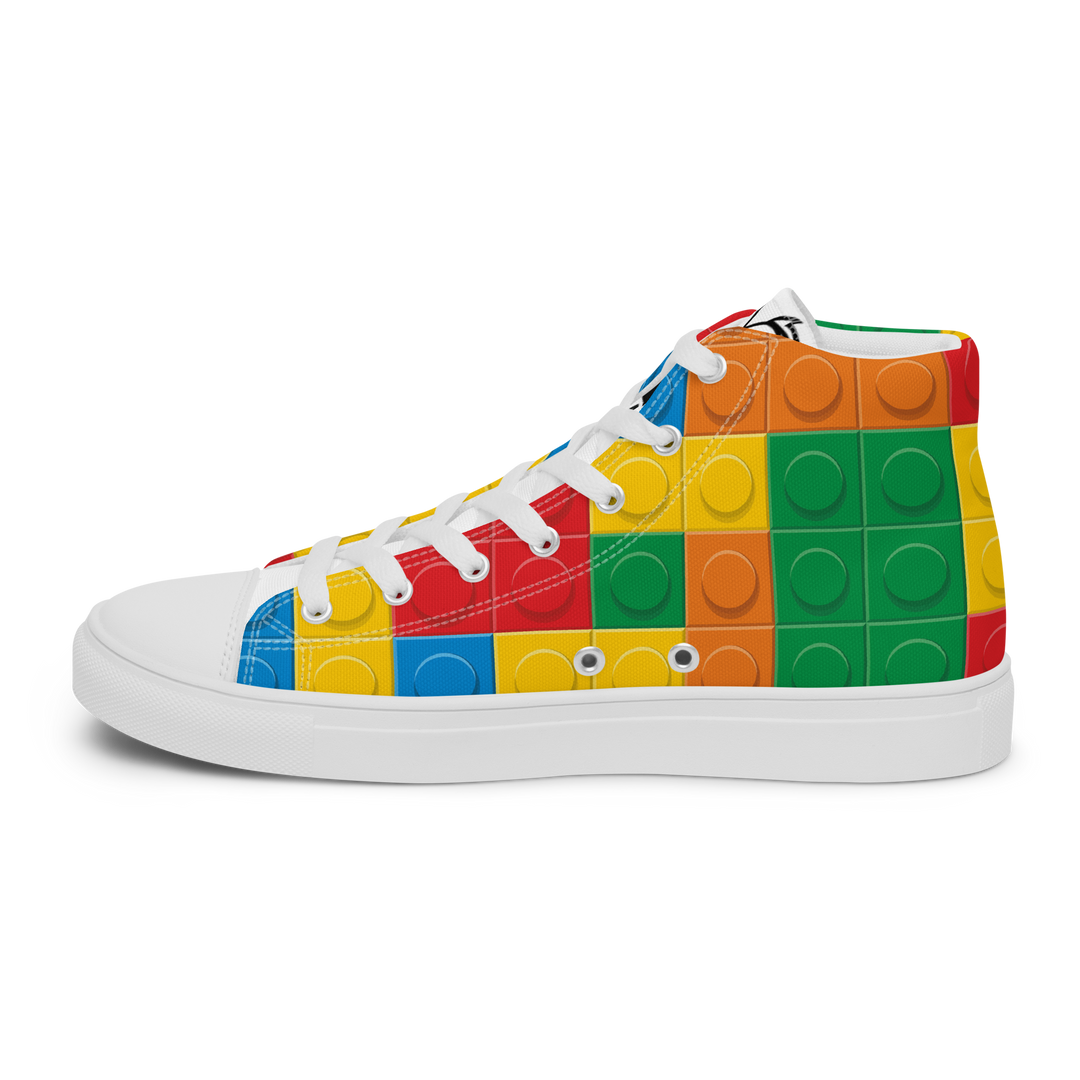 Sneakers alte in tela da uomo LEGO EDITION - Gufetto Brand 
