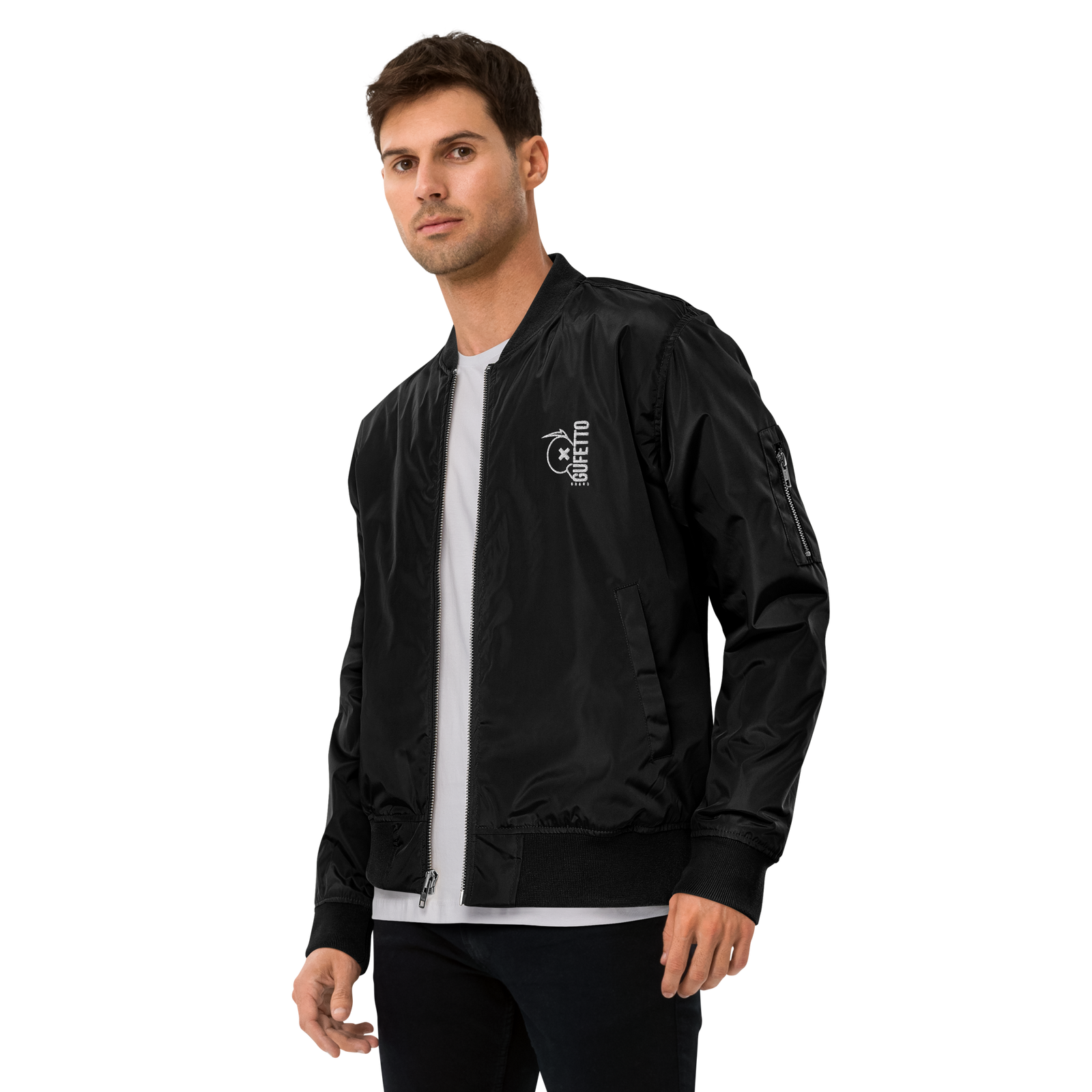 Bomber premium in tessuto riciclato GUFETTO BRAND - Gufetto Brand 