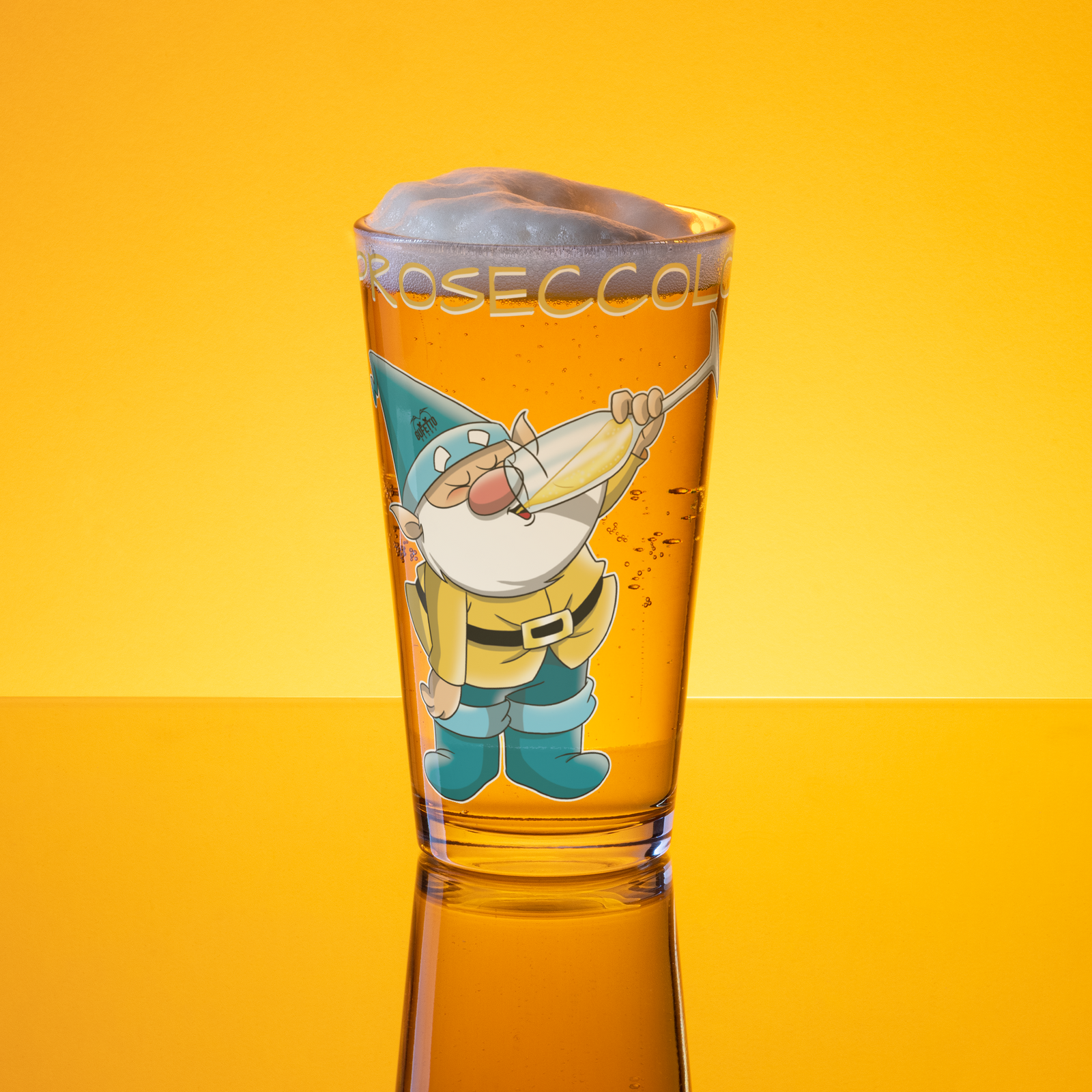 Bicchiere da birra PROSECCOLO TWO - Gufetto Brand 