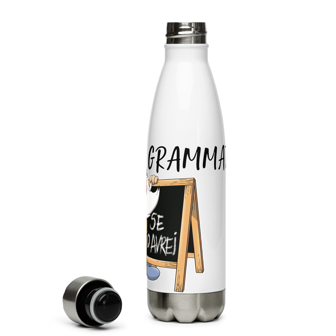 Borraccia in acciaio inossidabile GRAMMATICOLO - Gufetto Brand 