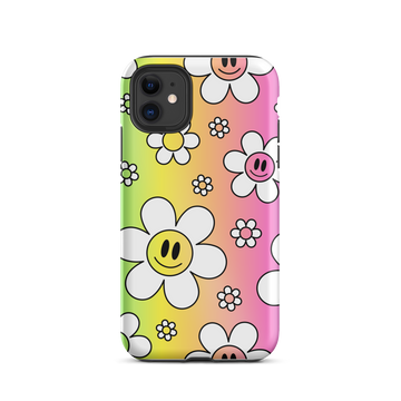 Cover iPhone rigida Flower Smile